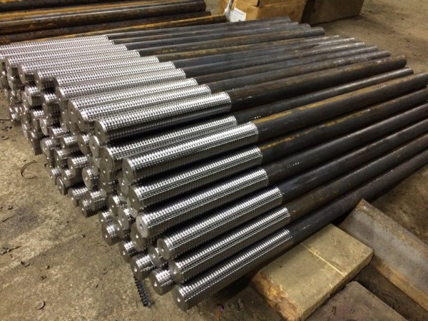 Фундаментные болты прямого типа